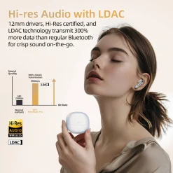 Tai nghe QCY MeloBuds Pro HT08 âm thanh Hi-Res LDAC