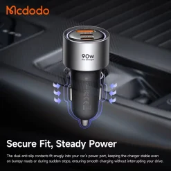 Tẩu Sạc Ô Tô MCDODO Gana series CC-311 90W – ảnh 4