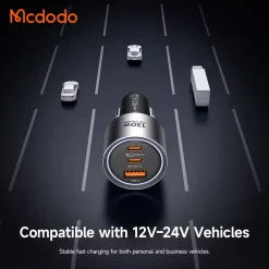 Tẩu Sạc Ô Tô MCDODO Gana series CC-319 130W – ảnh 5