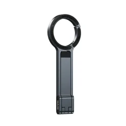 Tripod từ tính cho điện thoại Ulanzi MA30 màu xám đậm ở trạng thái gấp gọn