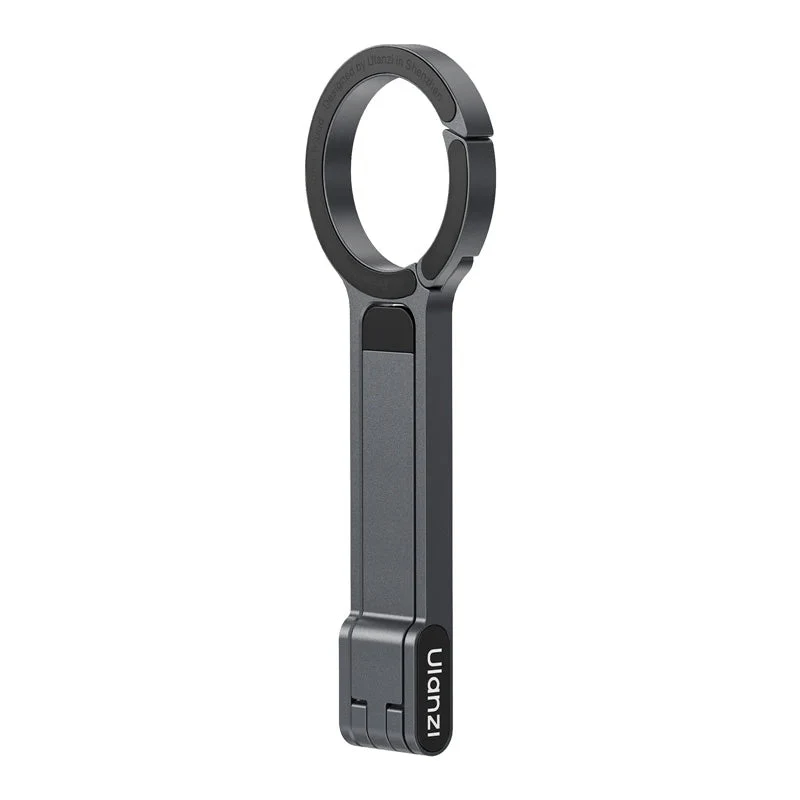 Mặt sau tripod từ tính Ulanzi MA30 màu xám đậm với logo Ulanzi