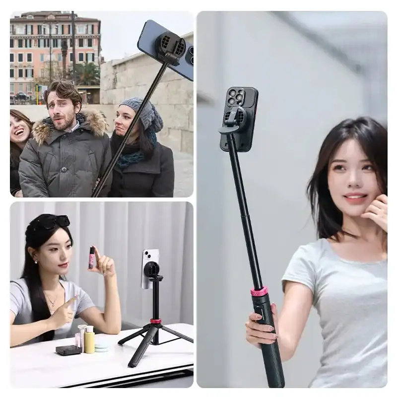 Tripod Từ Tính MagSafe Ulanzi MT-84 1,55m Kèm Remote – hình 5