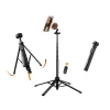 Tripod từ tính Ulanzi MT85 ở các chế độ: tripod đứng sàn, gậy selfie và gấp gọn kèm điều khiển