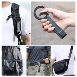 Ulanzi MA30 thiết kế móc carabiner gắn trên quai balo, túi đeo và đai quần