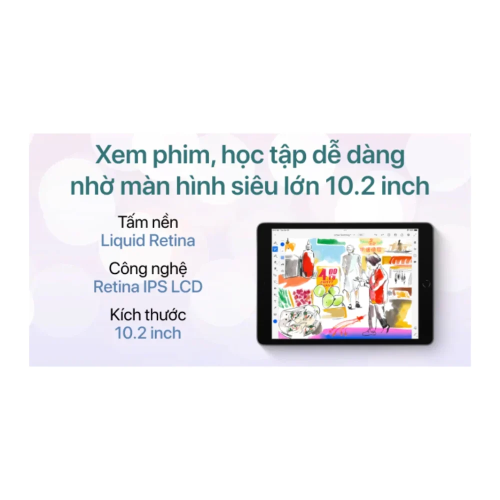 Máy tính bảng Apple iPad Gen 9 10.2 inch 64GB (A13 Bionic) – ảnh 5