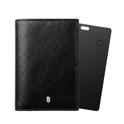 Bên trong ví WIWU Royal Card Wallet FM với khe cắm thẻ và ngăn giấy tờ